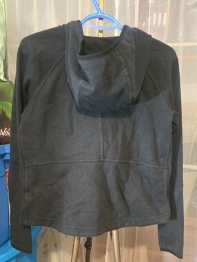 Layers Black Qwick-Dry Zip Hoodie